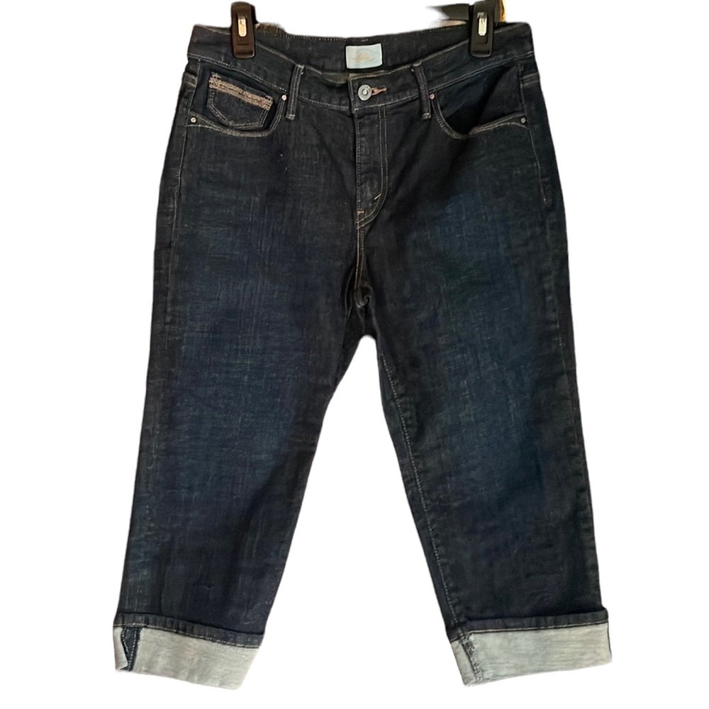 Levi’s 515 Bermuda Capris Dark Wash Jeans 8